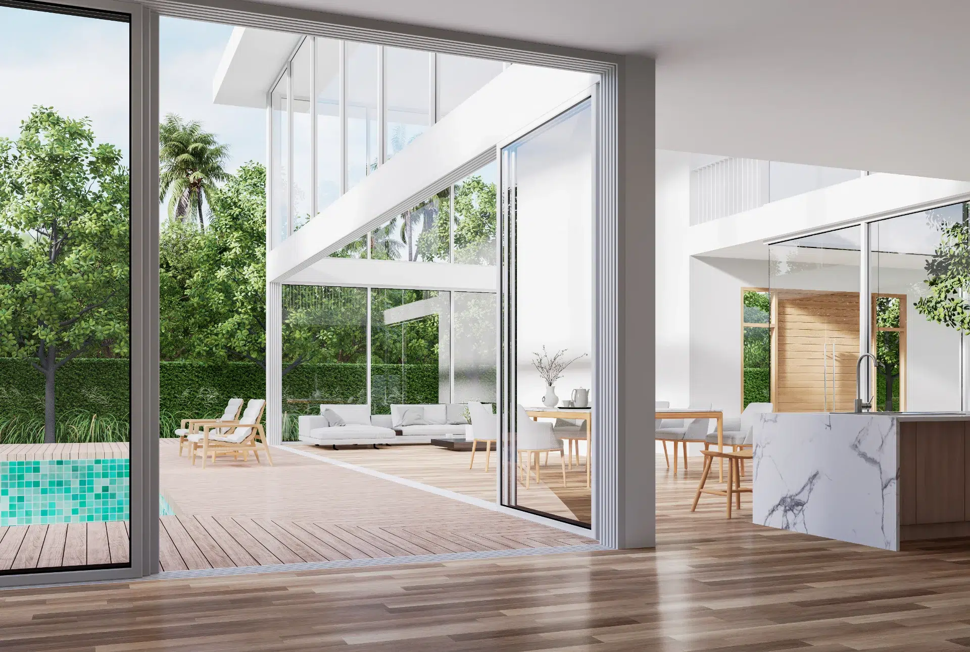 VLX 138 Panoramic Sliding Door in Los Angeles, CA | Hale Windows & Doors - detail 1